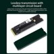 thumbnail image 5 of Tarjeta elevadora NGFF M.2 a PCI-E 4X Adaptador M2 M Key a PCIe X4 con indicador LED SATA Riser para Bitco Black, 5 of 5