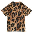 thumbnail image 6 of FORMRS Boys Rash Guard with Short Sleeves UPF 50+ Swim Shirts Sizes 3-12T, Leopard Pattern, 6 of 6