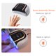 thumbnail image 5 of Secador de uñas de gel con lámpara LED UV de 160 W con Smart yeacher Enchufe de EE. UU., 5 of 7