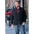 thumbnail image 3 of KingSize Men's Big & Tall Shaker Knit Shawl-Collar Cardigan Sweater, 3 of 4