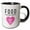 Black/White, variant on 3drose, Food Is My Love Language Foodie Cooking Lover Cook Baker Chef Baking, 11oz Mug