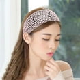 thumbnail image 4 of Exquisite Headdress Broadside Wide Side Makeup Wash Face Girls Women Hairband Hair Accessories Lace Hair Hoop Korean Style Headband GREY, 4 of 8