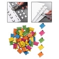 thumbnail image 3 of S SERENABLE Draagbaar Organisatorisch Accessoire Multifunctioneel Handig Inbindpapier met 40 Multicolor Clips, 3 of 9