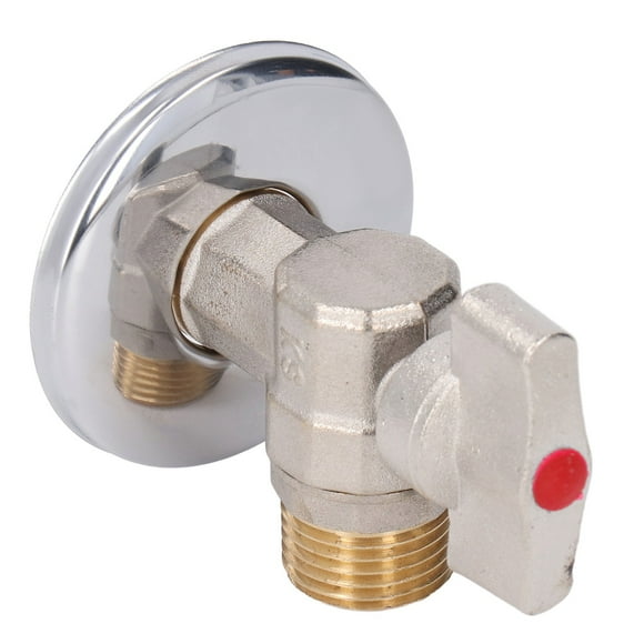 Stainless Steel Angle Valve Faucet Angle Valve Wash Basin Angle Valve,Angled Water Isolating Valves Diverter Brass Angle Valve for Wall Mounted Basin Sink