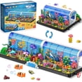 thumbnail image 1 of Set de construcción de acuarios HOGOKIDS Oceanarium con 1316 piezas, 1 of 7