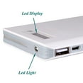 thumbnail image 2 of Ultra Slim 6000mAh Backup Portable USB Battery Charger Rapid Charge USB Port LED White for  T-Mobile iPad Air 2 - AT&T iPad Air - T-Mobile iPad Air - Sprint iPad Air - Sprint HTC U11 - Sprint HTC Bolt, 2 of 6