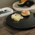 thumbnail image 3 of Koville Luxury Marble Granite Cutting Board for Kitchen,Round, 11*11in, Black Galaxy, 3 of 7