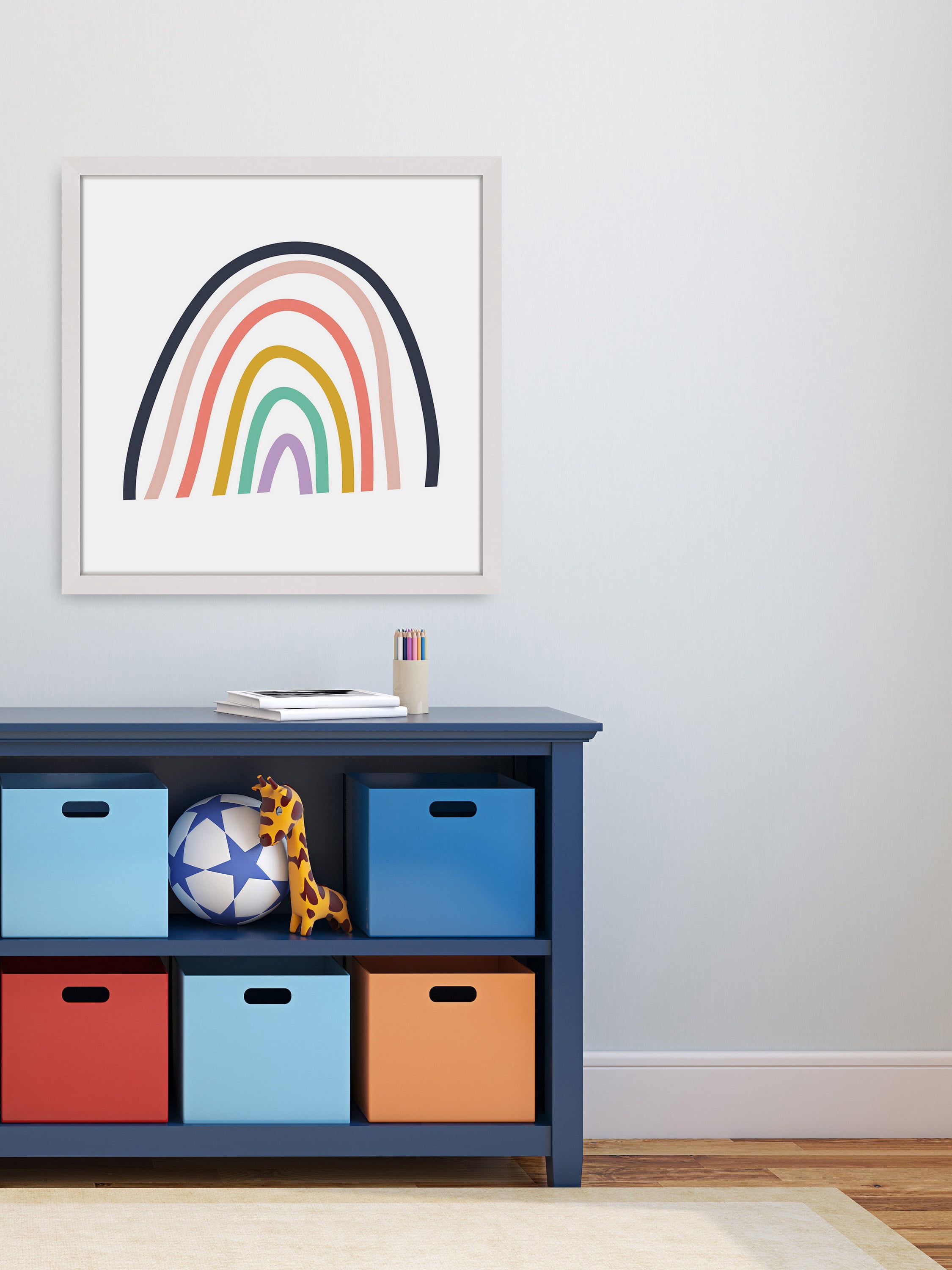 "Rainbow" Framed Painting Print