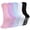 Assorted Colors, variant on LOFIR Women's Non-Slip Grip Socks – 5 Pairs of Rubber-Soled Socks, Perfect for Yoga, Pilates, and Hospital Use, Size 9-11