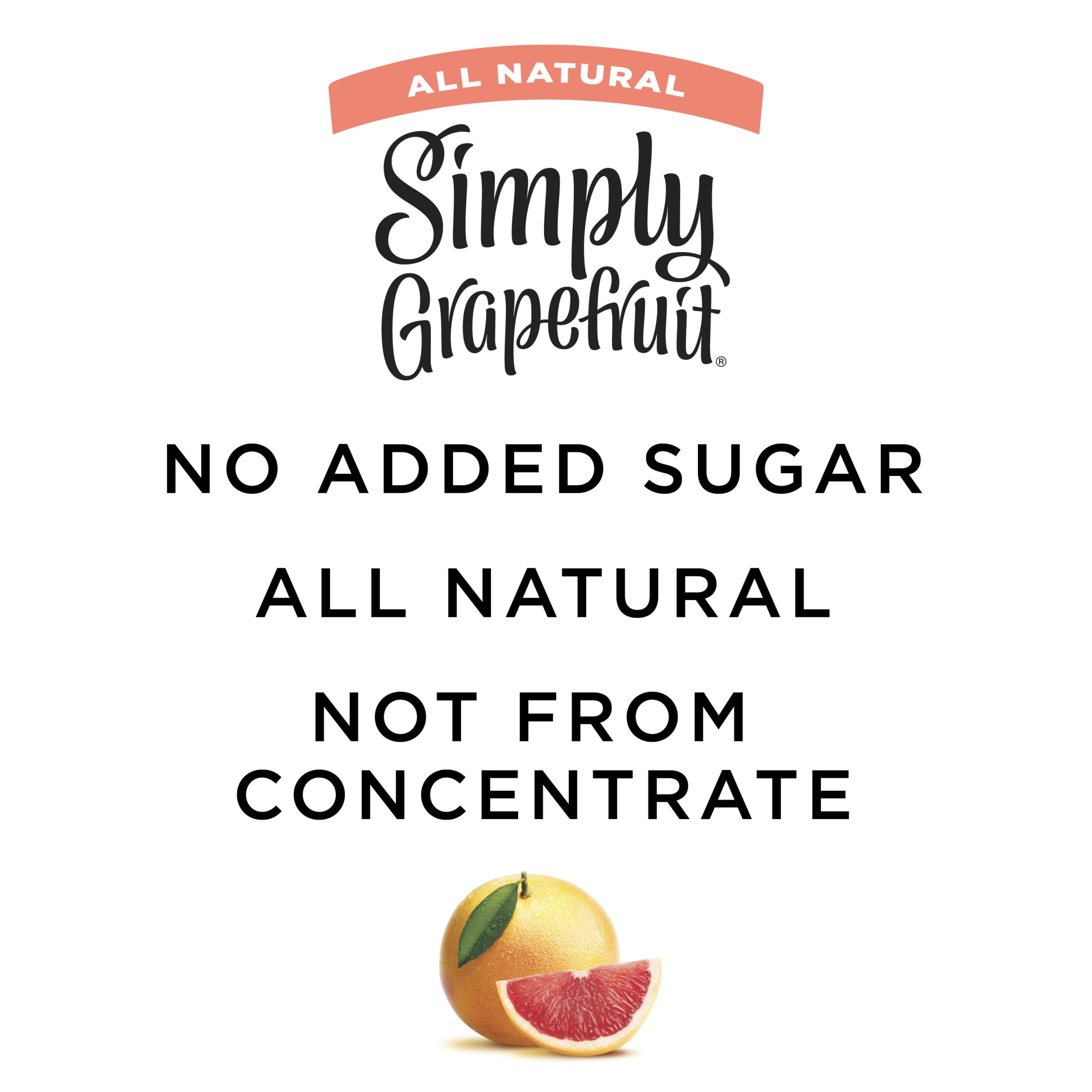 Simply Grapefruit Juice Bottle, 52 fl oz