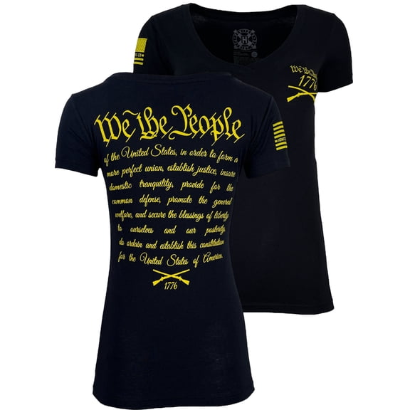 Howitzer Style Women's T-Shirt We Will Defend Military Grunt MFG