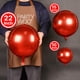 thumbnail image 2 of Globos de aluminio PartyWoo rojos, 20 unidades, diferentes tamaños, con cinta, 2 of 6