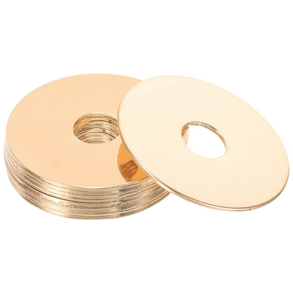 Voiceine 10pcs Metal Lamp Shade Discs Light Part Light Holder Ring Replacement Lamp Shade Rings Lampshade Collar Rings For Table Floor Lamp