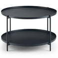 thumbnail image 3 of Trent Home Industrial 32 " Metal Metal Coffee Table in Black, 3 of 9