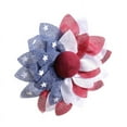 thumbnail image 4 of Patriotic Wreath for Front Door - 4th of July Independence Day Wreaths Bows Flag Decor for Memorial Day Decorations, 4 of 9