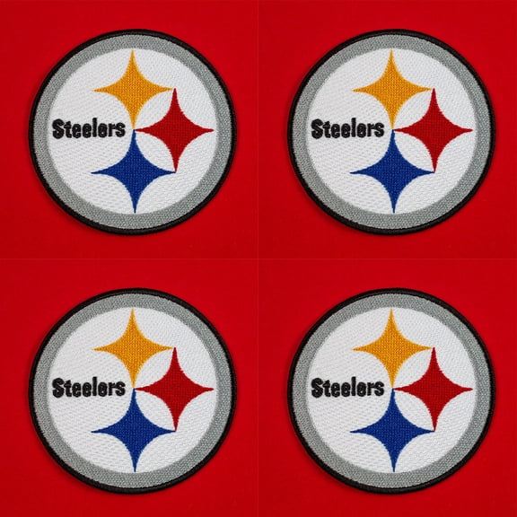 4Pcs Iron On Patches for Steel ers Clothing Sew On Iron On Embroidered Patch DIY Applique for Jeans, Jackets, Hats
