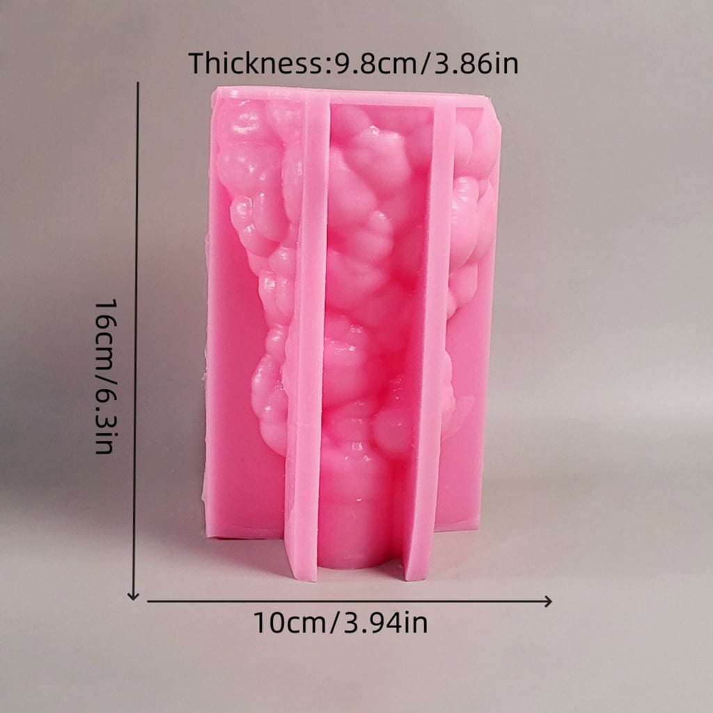 Halloween Skull Fingurine Silicone Molds Fondant Chocolate Silicone Molds for Epoxy Resin, Halloween Party Decoration
