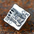 thumbnail image 5 of ZMY Home Stainless Steel Cool Poker Ring | Blackjack King with Skull Design Jewelry (13), 5 of 6