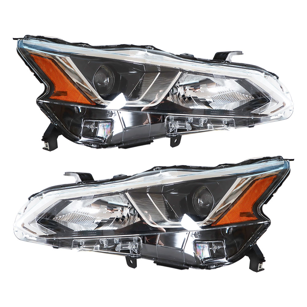 Pair Halogen Headlights For 2019-2020 Nissan Altima - Left & Right, Factory Style, DOT/SAE