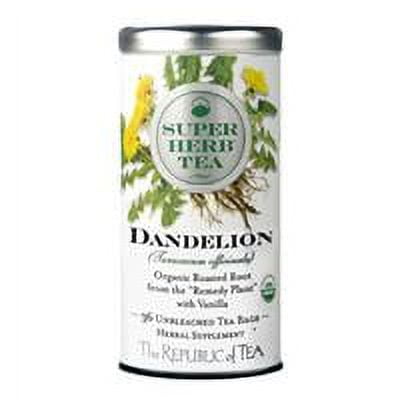 The Republic of Tea  Organic Dandelion SuperHerb Tea  Tea Bags  36 ct
