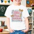 thumbnail image 2 of SGMVNU Girls Third Grade T Shirts Short Sleeve Crew Neck Relaxed Fit Graphic Shirt Tops Back to School Clothes, Size 5-6 Years, White, 2 of 7