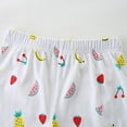 thumbnail image 6 of kpoplk Toddler Baby Girl Clothes 12M-5T Girls Spring Summer Outfit, Sleeveless Ruffle Bowknot Top + Floral Short 2 Piece Set Size 3-4 Years,Yellow, 6 of 8