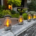 thumbnail image 5 of Solar Power Tea Lights Outdoor Candle Flameless Flicker Waterproof Solar Table Lamp LED Candles with Dusk to Dawn 12pack, 5 of 8