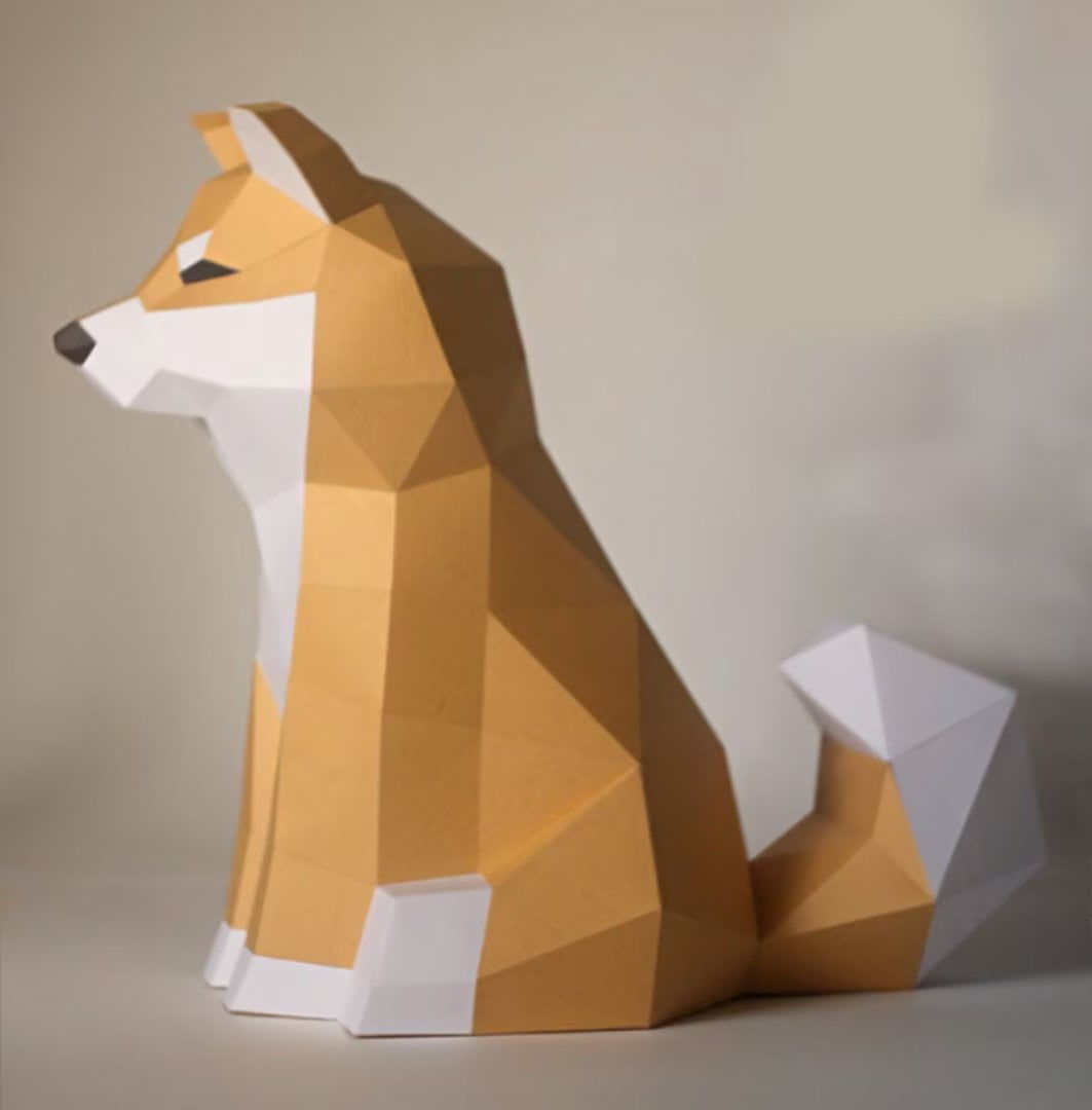Nymora Kit De Origami DIY – 50 Hojas De Papel 3D Con Diseños De Perros, Manualidad Creativa Para Niños Y Adultos, Decoración De Escritorio
