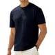 thumbnail image 5 of Tops para hombre, blusas y camisas de manga corta con cuello redondo para hombre, jersey de verano de color liso, informal, transpirable, de manga corta con cuello redondo, tops de poliéster para homb, 5 of 7