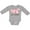 AC-Heather Grey, variant on Inktastic Let's Relaxolotl with Sleeping Axolotls Boys or Girls Long Sleeve Baby Bodysuit