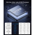 thumbnail image 3 of GEEKOM Mini PC Air12 Mini Desktop Computer, Intel 12th Gen Alder Lake N100, 16GB DDR5 RAM 512GB SSD, 3 of 10