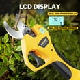thumbnail image 5 of Electric Pruning Shears 30mm Cutting Diameter Battery Cordless Pruner for Gardening Branch Cutter with 2 Batteries and Charger Replacement Blade Set, 5 of 9