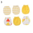 thumbnail image 2 of AYYUFE 3Pairs/Set Breathable Adjustable Newborn Baby Cotton Mittens Anti Scratch Gloves, 2 of 6