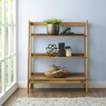 thumbnail image 6 of Wide Ladder Bookcase - Tiered Shelving Unit - Modern Storage Bookshelf - 15"D x 36"W x 43.5"H, 6 of 7