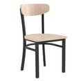 thumbnail image 4 of Flash Furniture Wright Metal/Wood Restaurant Chair, Natural Birch, 4 of 11