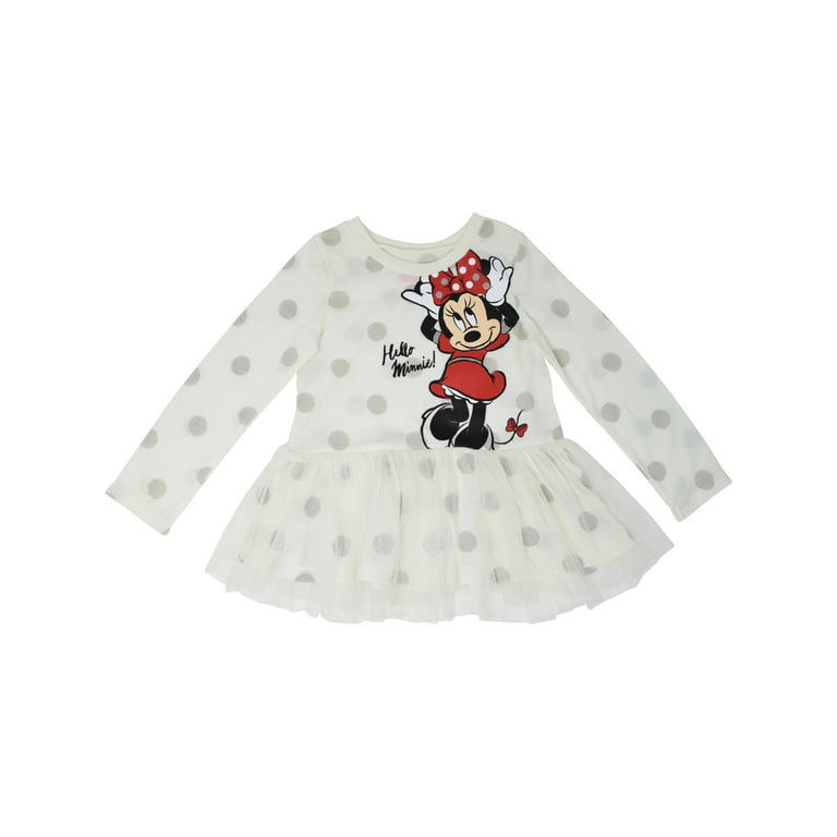 Disney Minnie Mouse Peplum T-Shirt and Leggings Outfit Set Polka Dots  Infant to Little Kid