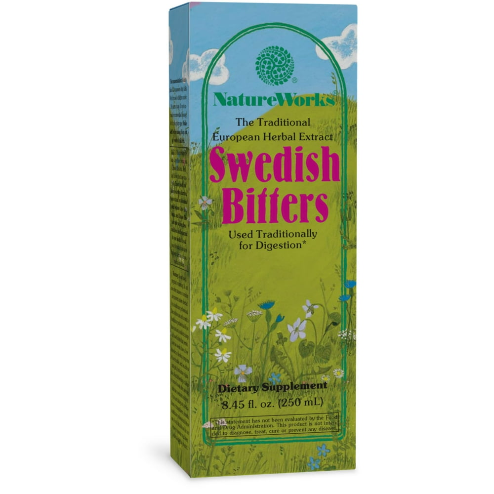 NatureWorks® Swedish Bitters Traditional European Herbal Extract Used