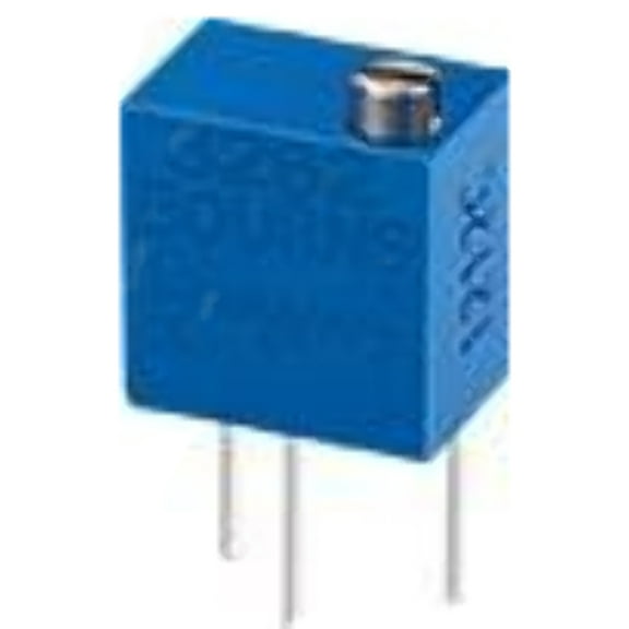 RJ26FW202 Resistor Cermet Trimmer 2K Ohm 10% 0.25W(1/4W) 12(Elec)Turn 1.78mm (6.35 X 4.32 X 7.37mm) Pin Thru-Hole Tube, RoHS
