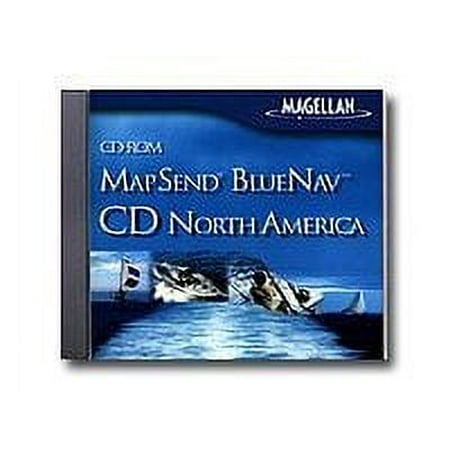 Magellan MapSend BlueNav CD North America - GPS software - for Meridian (Marine, Platinum), Color; SporTrak Pro, Pro Marine