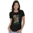 thumbnail image 3 of My Rules My Life Skull Snake Tattoo Womens Slim Fit Graphic Tee Brisco Brands S, 3 of 5