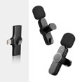 thumbnail image 2 of ULTREND Microphone Lavalier Sans Fil Plug-Play (avec Connecteur lightning pour iphone / ipad) 2 Micros, 2 of 5
