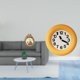 thumbnail image 2 of Marco de fotos redondo,Pequeño cuadro dorado vintage para la pared,Marco de fotos redondo decorativo de resina con ornamentos,Reloj de pared,Reloj de pared redondo moderno y silencioso para, 2 of 8