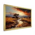 thumbnail image 2 of Designart "Moonlit Canyon Sunset III" Landscapes Framed Wall Art Decor - Traditional Brown Canyon & Desert Bedroom Framed Canvas Wall Art, 2 of 6