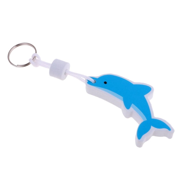 Almencla Yachting Sailing Boating Floating Key Key Holder with Lanyard - Various Dolphin