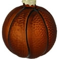 thumbnail image 5 of Northlight Basketball Glass Christmas Hanging Ornament - 3.5" - Orange and Black, 5 of 6