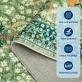thumbnail image 6 of Garvee 4x6 Floral Area Rug Living Room Rug, Washable Rugs Non Slip Stain Resistant Soft Indoor Printed Rug Carpets, Low Pile Floor Mats for Bedroom Dining Room Home Office, Green, 6 of 8