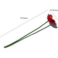 thumbnail image 2 of 30pcs Red Artificial Poppy Silk Fake Flowers 13" for Mother's Day Easter Memorial Day Veterans Day Home Kitchen Wedding Decorations, 2 of 5