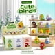 thumbnail image 4 of Lindos pájaros loro, microbloques de construcción, cacatúa, periquito, paloma, guacamayo, modelo 3D ensamblado, minifiguras de ladrillos, juguetes para niños, 4 of 5