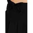 thumbnail image 5 of Women's Basic Wide Leg Elastic Waistband Button Detailing Pants, 5 of 5