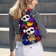 thumbnail image 5 of Goofa The Nightmare Before Christmas Pattern Durable Canvas Daypack - High-Quality Vintage Backpack, Compact & Versatile for Travel and Everyday Use-Small, 5 of 5